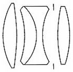 ヘクトール135mmレンズ光学設計図